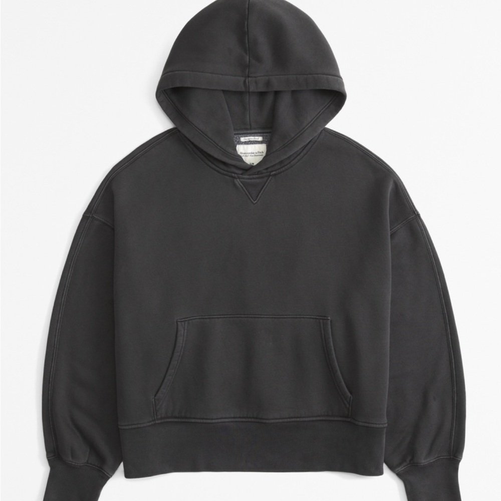 Abercrombie Women’s Essential Sunday Dark Gray Hoodie